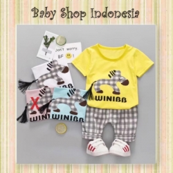 setelan anak  toy horse  large